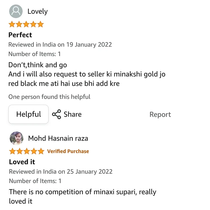 Minaxi Marketing customer review 5
